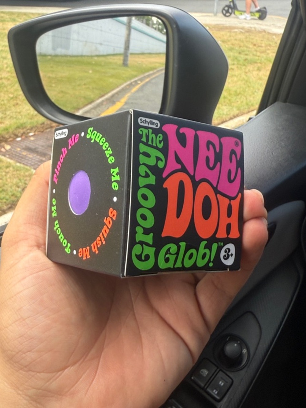 The NeeDoh Grodvy Glob! PURPLE Stress Ball Toy
